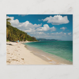 Rotan Beach Honduras Retro Reizen Briefkaart