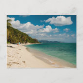 Rotan Beach Honduras Retro Reizen Briefkaart (Voorkant)