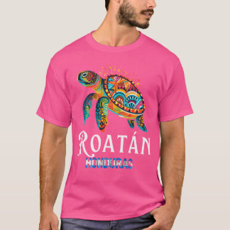 Rotan Honduras Duiken Honduras Vlag Souveni T-shirt