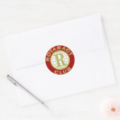 Rotaract Logo Ronde Sticker (Envelop)