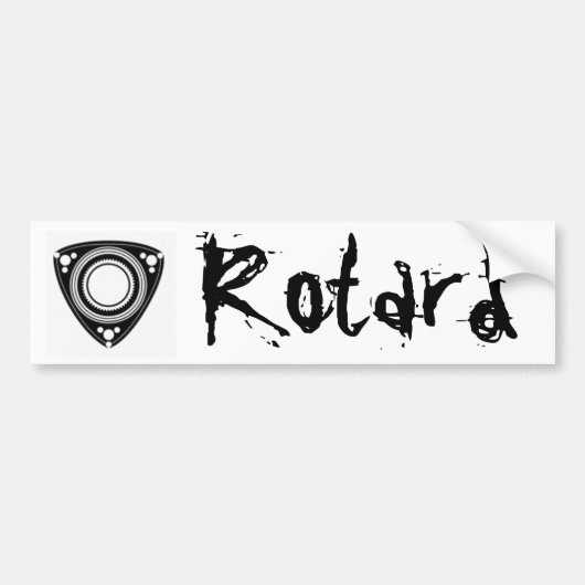 Rotard Bumpersticker (Voorkant)