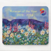 rotarian van het jaar_23_24 Mousepad Muismat (Voorkant)