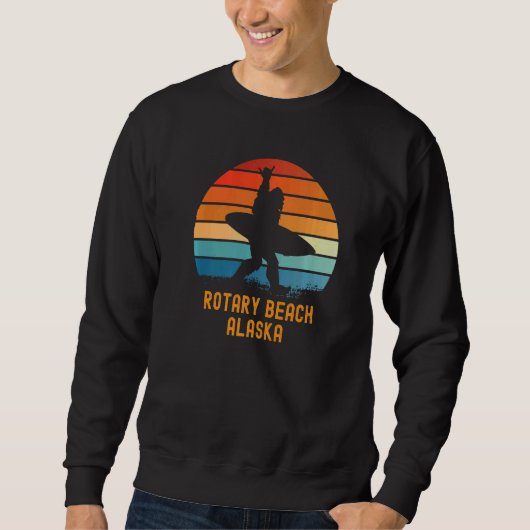 Rotary Beach Alaska Sasquatch Souvenir Trui (Voorkant)