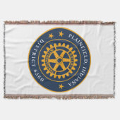 Rotary Club van Plainfield deken (Voorkant)