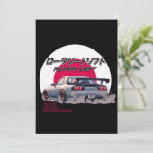 Rotary Drift RX-7 - Japanse straatlegende Kaart (Staand voorkant)