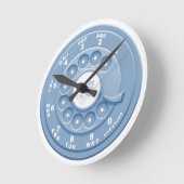 Rotary Faux-blu Ronde Klok (Hoek)