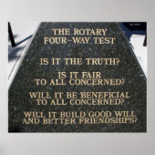 Rotary four-Way Test Poster (Voorkant)