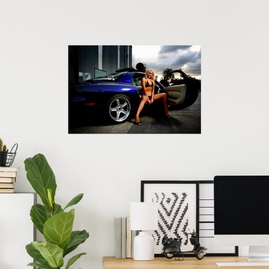 Rotary Girl Poster (Thuiskantoor)