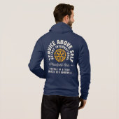 Rotary Hoodie Service Boven Zelf (Achterkant volledig)