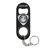 Rotary Mini Bottle Opener met Sleutelhanger Flessenopener (Achterkant)