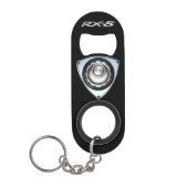 Rotary Mini Bottle Opener met Sleutelhanger Sleutelhanger Flessenopener (Voorkant)
