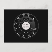 Rotary Phone Dial Briefkaart (Voorkant)