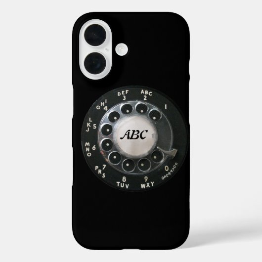 Rotary Phone Dial Case-Mate iPhone Case (Achterkant)