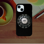 Rotary Phone Dial iPhone 15 Case<br><div class="desc">Foto van een zwarte draaischijf. Copyright 2014 door Margaret E. Cmelik.</div>