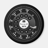 Rotary Phone Dial - Custom 921 Magneet (Voorkant)