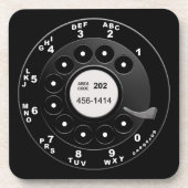 Rotary Phone Dial Drankjes Onderzetter (Voorkant)