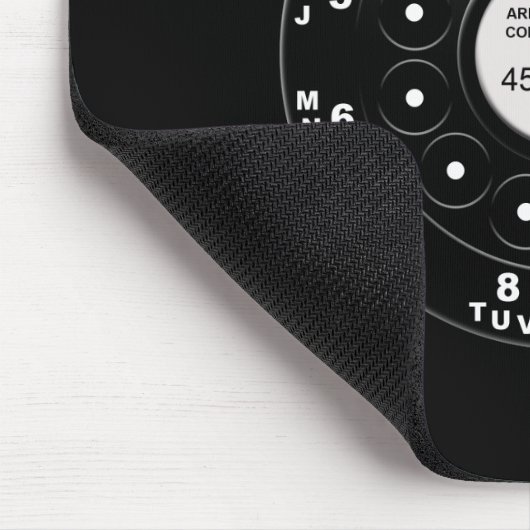 Rotary Phone Dial Muismat (Hoek)