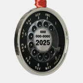 Rotary Phone Dial Ornament (Rechts)