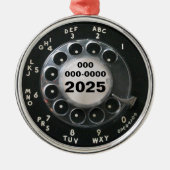 Rotary Phone Dial Ornament (Voorkant)