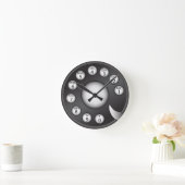 Rotary Phone Dial Ronde Klok (Huis)