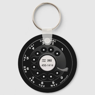 Rotary Phone Dial Sleutelhanger