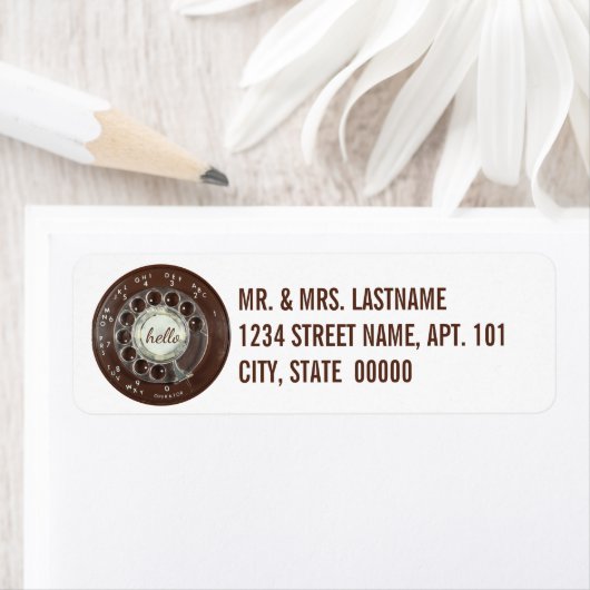 Rotary Phone Kijk Etiket (Insitu)