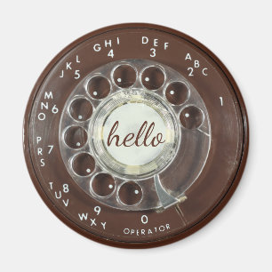 Rotary Phone Kijk Magnet