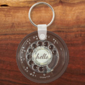 Rotary Phone Kijk Sleutelhanger (Achterkant)