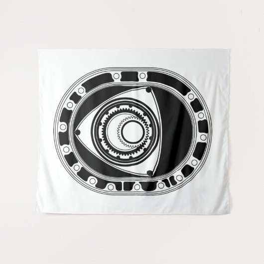 Rotary Wandkleed (Voorkant (horizontaal))