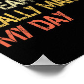 Rotatie Aarde maakt van mijn dag een echte wetensc Poster (Hoek)