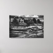 Rotatiebakken, verval en corruptie canvas afdruk (Voorkant)