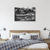 Rotatiebakken, verval en corruptie canvas afdruk (Insitu (Slaapkamer))