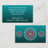 Rotaties Aangepaste Visitekaartjes (Voorkant / Achterkant)