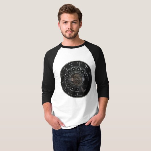  rotatietelefoon T-shirt (Voorkant volledig)