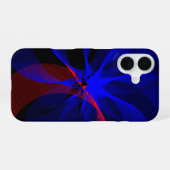 Rotating Blue Accent Geometric iPhone 16 Case iPhone 16 Hoesje (Achterkant horizontaal)