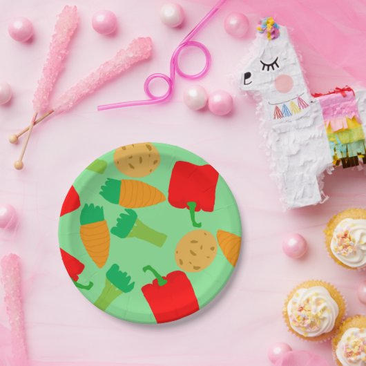 Rotating Vegetables Papier Bord (Feest)