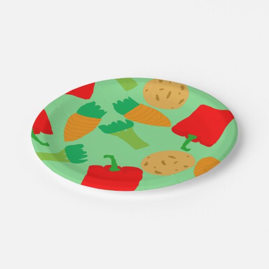 Rotating Vegetables Papier Bord (Gekanteld)