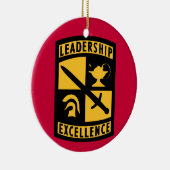 ROTC kerstversiering Keramisch Ornament (Rechts)