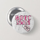 ROTC mama: Gezochte hulp Ronde Button 5,7 Cm (Voorkant /achterkant)