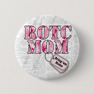 ROTC mama: Gezochte hulp Ronde Button 5,7 Cm