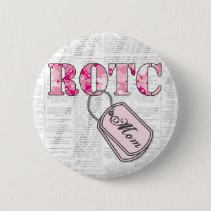 ROTC mama: Gezochte hulp Ronde Button 5,7 Cm