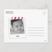 Rote Beeren | Frohe Weihnachten | Postkarte Feestdagenkaart (Achterkant)