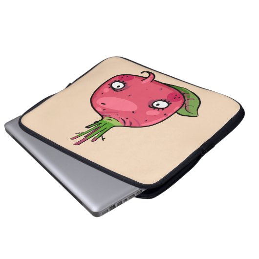 Rote Beete beet Laptop Sleeve (Voorkant onderkant)