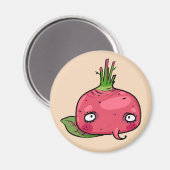 Rote Beete beet Magneet (Voorkant / Achterkant)