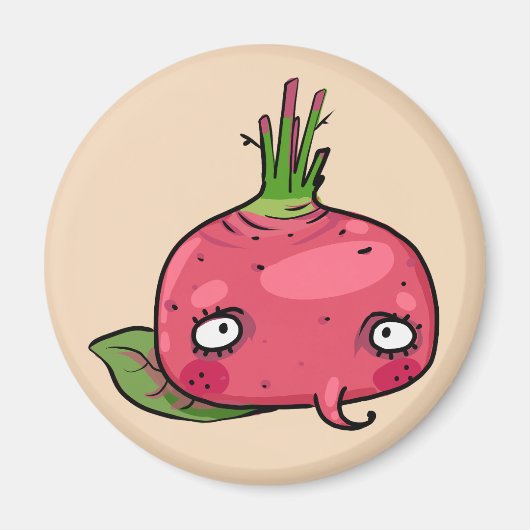 Rote Beete beet Magneet (Voorkant)