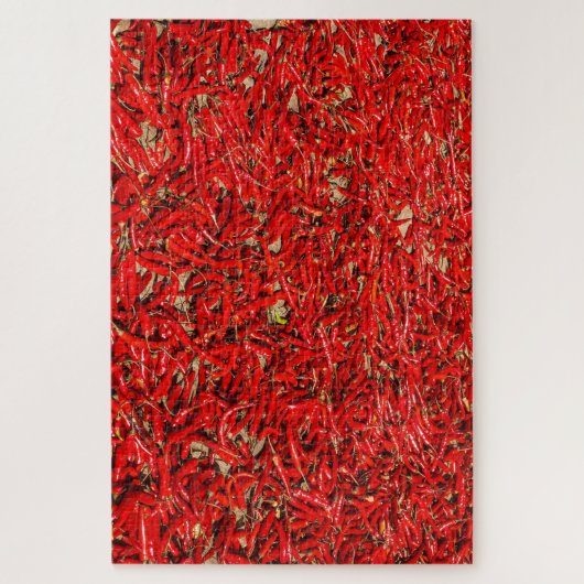 Rote Chilischoten Legpuzzel (Verticaal)