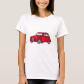 Rote Ente (2CV) T-shirt (Voorkant)
