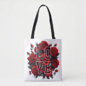 Rote Rosen - LOVE Tote Bag (Voorkant)