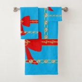 Rote Schleife Bad Handdoek (Insitu)