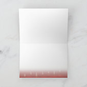 Rote Weihnachtsstimmung Feestdagen Kaart (Binnen)